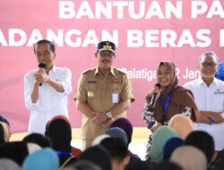 Presiden Jokowi Salurkan Pangan Cadangan di Salatiga