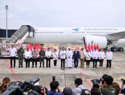Presiden Jokowi Lepas Pengiriman Bantuan Kemanusiaan untuk Palestina dan Sudan