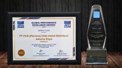 PLN UID Jakarta Raya Jadi Unit Pertama PLN Raih Penghargaan World Class Company GPEA 2024