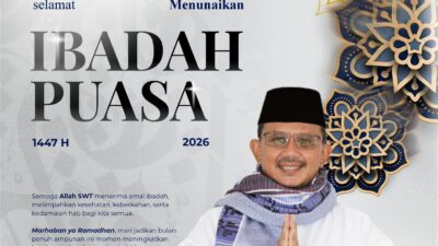Anton Sukartono Suratto  Mengucapkan  Selamat Menunaikan Ibadah Puasa Ramadhan 1447 H/2026 M